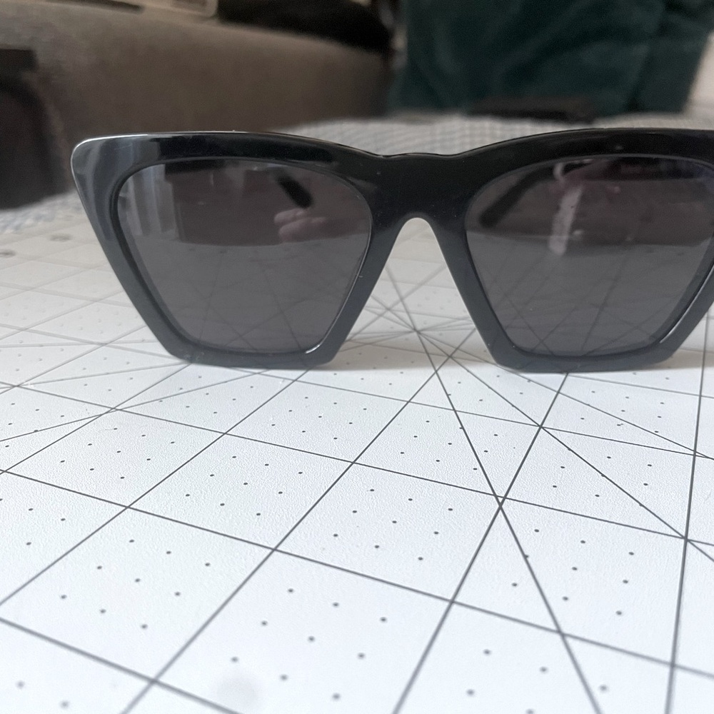 illlesteva Lisbon Black Square Frame Sunglasses | NWT | Handmade in Italy